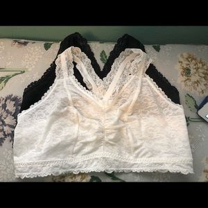 Two Cacique Lace Bras